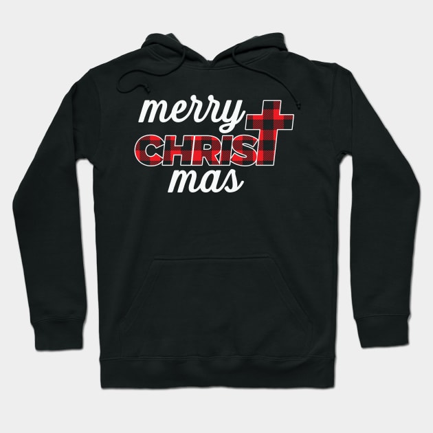Merry Christmas Shirt Christians Gifts Buffalo Plaid Pajamas Hoodie by saugiohoc994